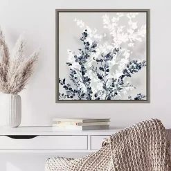 Blue Spring Framed Canvas Art Print