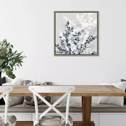 Blue Spring Framed Canvas Art Print