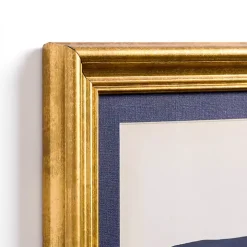 Blue Stingray Framed Art Print