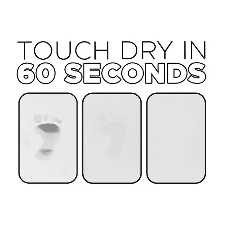 Blue Striped Stone Bath Mat