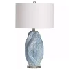 Blue Swirl Ceramic Table Lamp