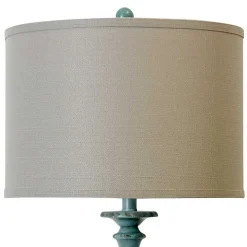 Blue Traditional Avignon Floor Lamp