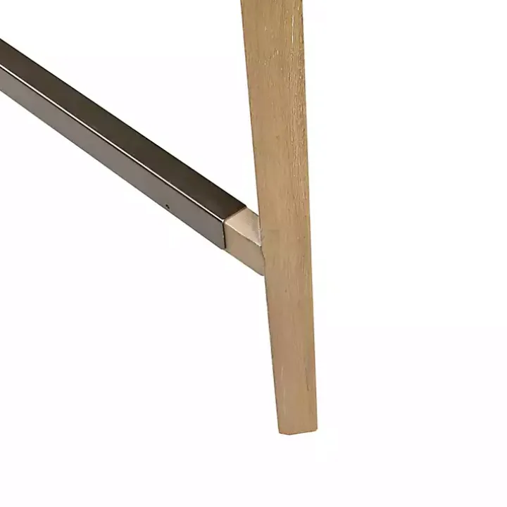 Blue Upholstered Low Back Swivel Counter Stool