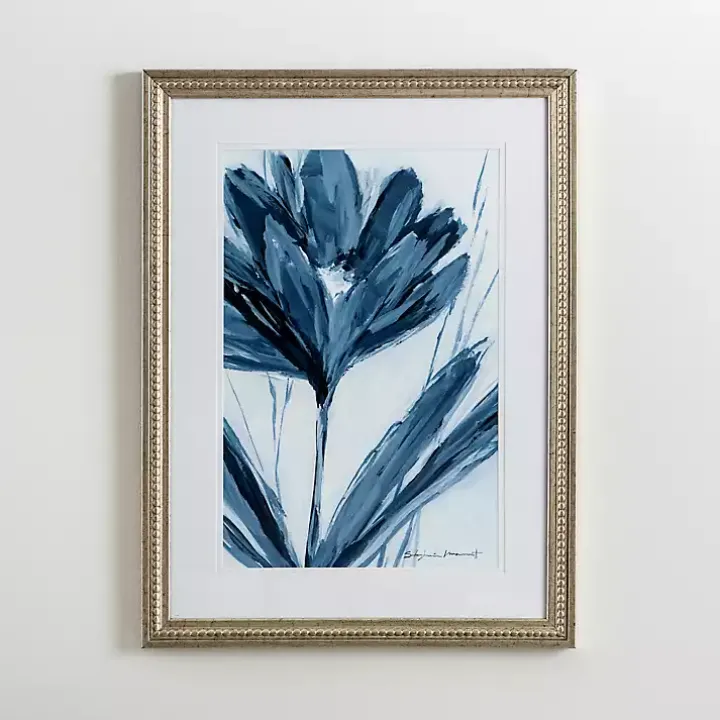 Blue Vibes I Framed Art Print