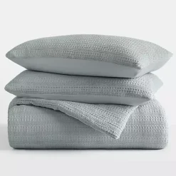 Blue Waffle Ultra-Soft 3-pc. Twin Comforter Set