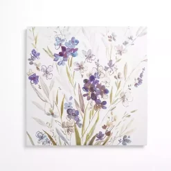 Blue Wildflowers II Canvas Art Print