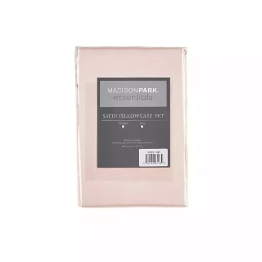 Blush Satin Standard 2-pc. Pillow Case Set