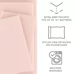 Blush Ultra Soft 4-pc. Twin XL Sheet Set