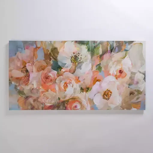 Blushing Blossoms Canvas Art Print