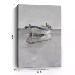 Boat on the Horizon Canvas Art Print