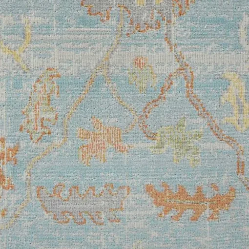 Bohemian Gretna Aqua Beige Accent Rug, 2x3