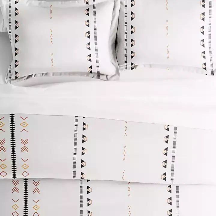 Bohemian Stripe 2-pc. Twin Duvet Cover Set