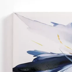 Bold Blues Abstract Canvas Art Print