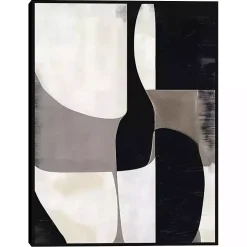 Bold Geometry I Framed Canvas Art Print