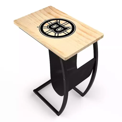 Boston Bruins Wood C-Table
