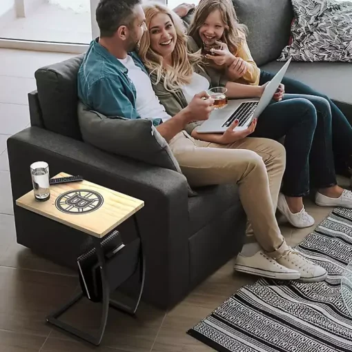 Boston Bruins Wood C-Table
