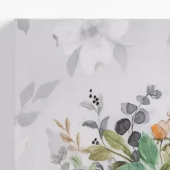 Botanical Bathtubs Canvas Art Prints, Set of 2
