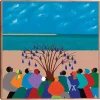 Bottle Tree Gullah Islands Framed Canvas Art Print