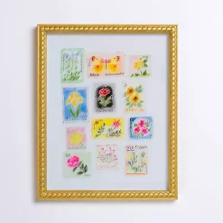 Brackeen Postage Stamps Framed Art Print