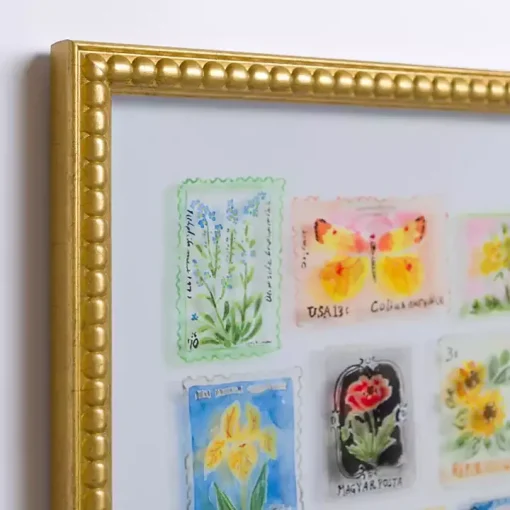 Brackeen Postage Stamps Framed Art Print