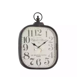 Brady Rustic Metal Wall Clock