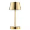 Brass Rechargeable LED Table Lamp, 10 in.