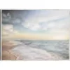 Breathe Out Beach Framed Canvas Art Print