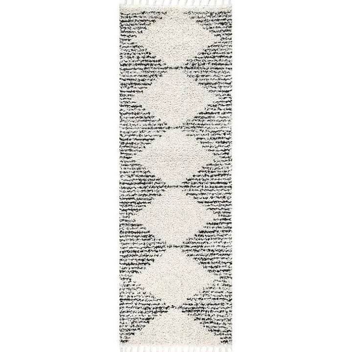 Bria Moroccan Diamond Tassel Runner