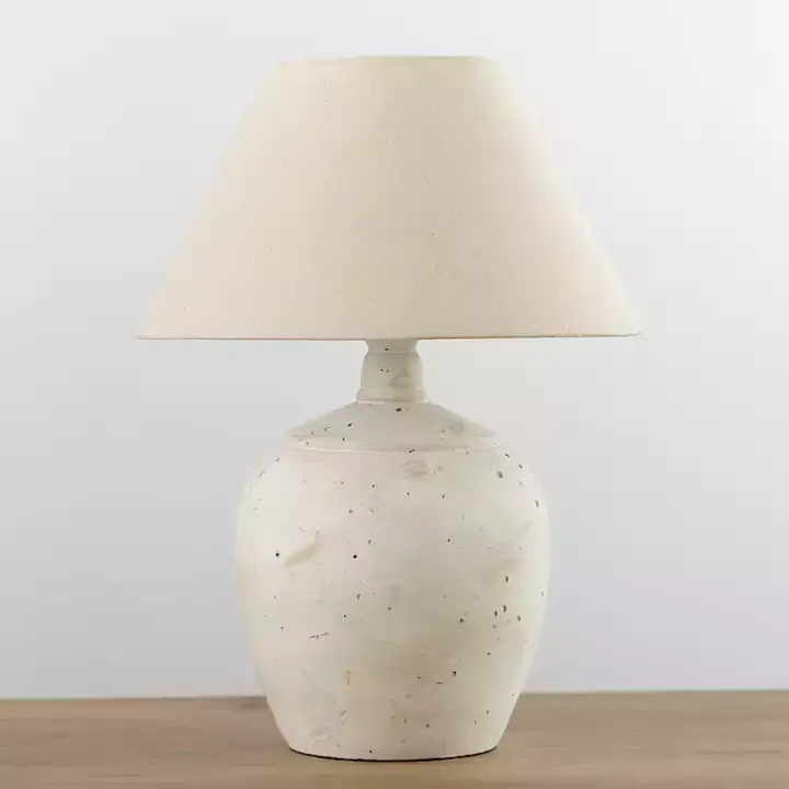Bronson Cream Painted Table Lamp