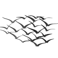 Bronze Birds Metal Wall Plaque