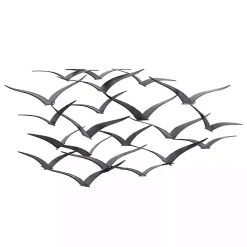 Bronze Birds Metal Wall Plaque