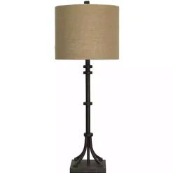 Bronze Iron Industrial Buffet Lamp