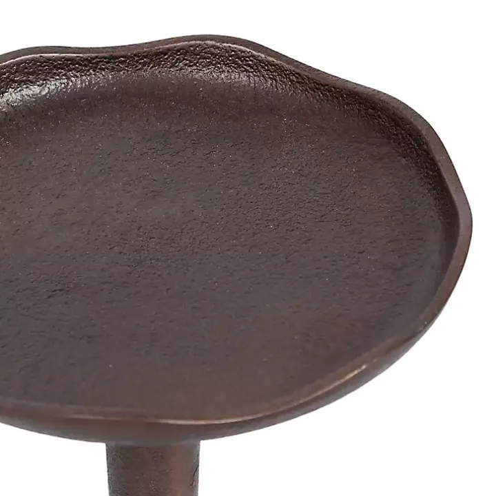 Bronze Metal Alicia Accent Table