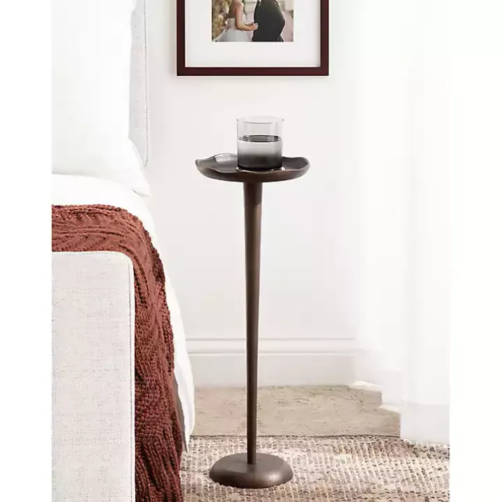 Bronze Metal Alicia Accent Table