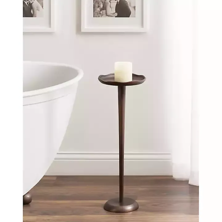 Bronze Metal Alicia Accent Table