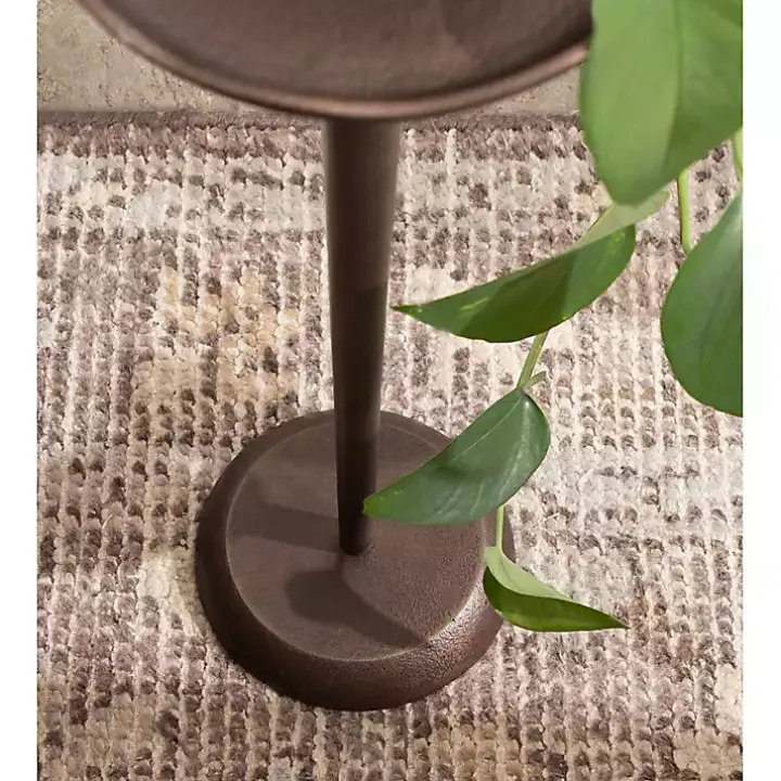Bronze Metal Alicia Accent Table