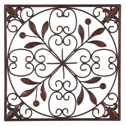 Bronze Scrollwork 4-pc. Panel Wall Art