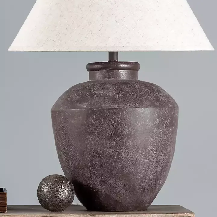 Bronze Urn Resin Table Lamp