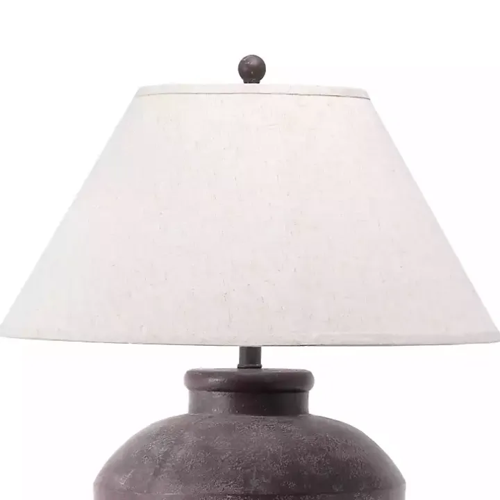 Bronze Urn Resin Table Lamp