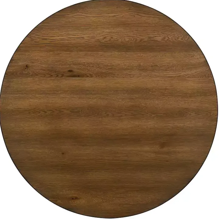 Brown and Antique White Wood Counter Table