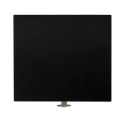 Brown and Black 2-Drawer Nightstand