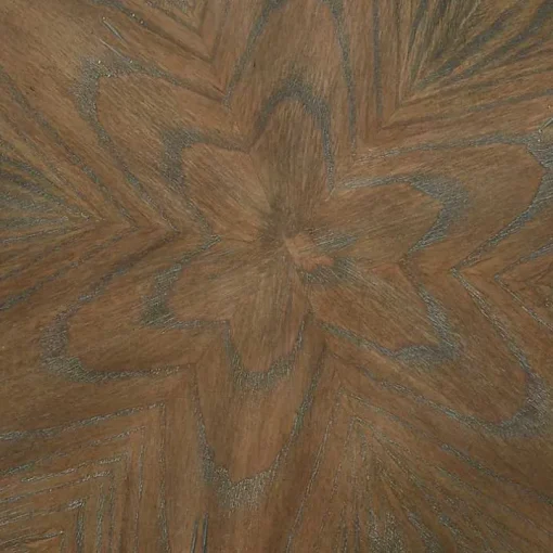 Brown and Black Wooden Hemlock Accent Table