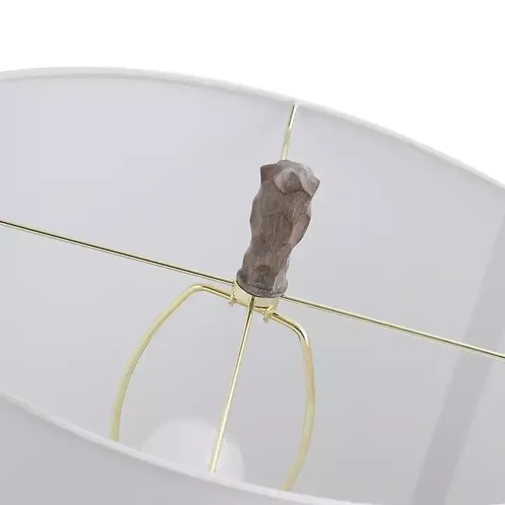 Brown and Gold Gourd Table Lamp