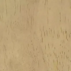 Brown Boucle Upholstered Wood Leg Bench