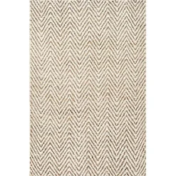 Brown Chevron Valen Area Rug, 8x10