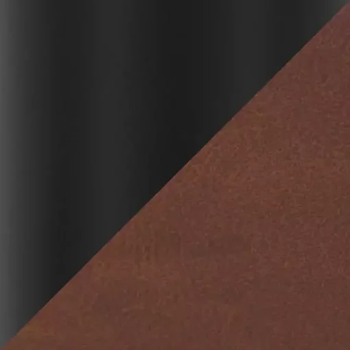 Brown Faux Leather & Black Marshall Office Chair