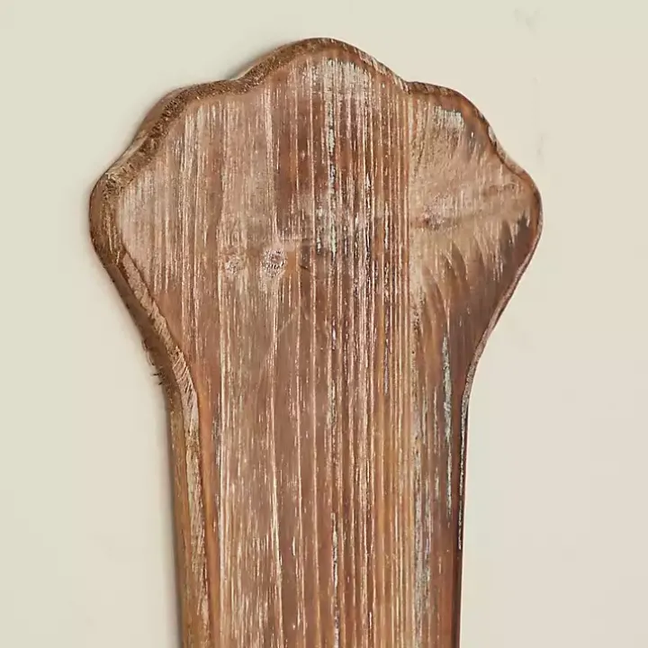 Brown Metal Utensils Wall Plaques, Set of 2