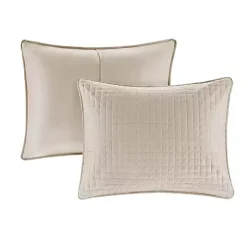 Brown Nash 3-pc. Reversible Queen Coverlet Set