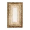 Brown Ombre Border Bath Mat, 2x4