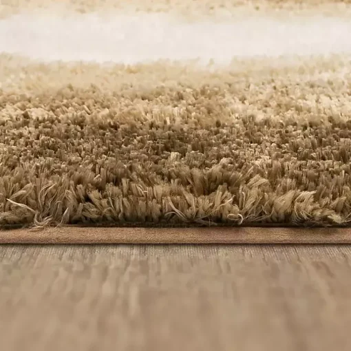 Brown Ombre Border Bath Mat, 2x4